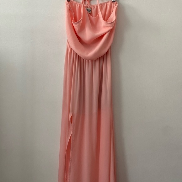 Show Me Your Mumu Heather Halter Dress in Frosty Pink - Picture 3 of 9